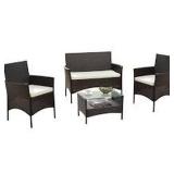 4PC PATIO SET (NOT ASSEMBLED/IN BOX)