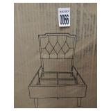 UPHOLSTERED TWIN BED (NOT ASSEMBLED/IN BOX)