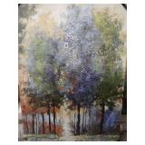 36'X48' ART ON CANVAS (DAMAGE ON FRAME) 36'X48' ART ON CANVAS (DAMAGE ON FRAME)