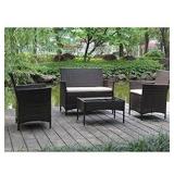 4PC PATIO SET (NOT ASSEMBLED/IN BOX) 4PC PATIO SET (NOT ASSEMBLED/IN BOX)