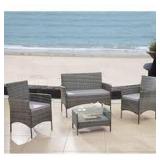 4PC PATIO SET (NOT ASSEMBLED/IN BOX) 4PC PATIO SET (NOT ASSEMBLED/IN BOX)