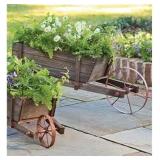 LARGE WHEELBARROW PLANTER (NOT ASSEMBLED/