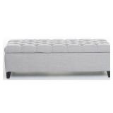 AMALFI STORAGE OTTOMAN BENCH *NOT ASSEMBLED*