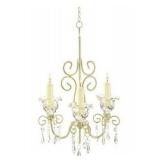 SHABBY ELEGANCE SCROLLWORK CHANDELIER