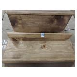 2-PIECE FLOATING WALL SHELF SET 2-PIECE FLOATING WALL SHELF SET