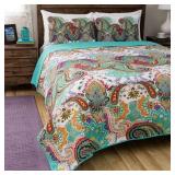 NIRVANA QUILT SET FULL/QUEEN SZ 90X90"