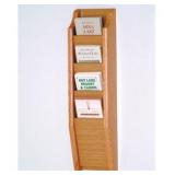 4-POCKET BROCHURE PACK LIGHT OAK 4-POCKET BROCHURE PACK LIGHT OAK