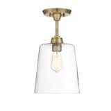 1-LIGHT CEILING LIGHTS NATURAL BRASS