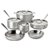 ALL-CLAD 10-PIECE COOKWARE SET ALL-CLAD 10-PIECE COOKWARE SET