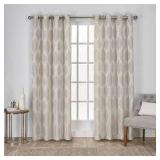 EXCLUSIVE HOME 2-PIECE TEXTURED GROMMET EXCLUSIVE HOME 2-PIECE TEXTURED GROMMET