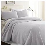 *FULL/ QUEEN* IENJOY HOME 3-PIECE QUILTED