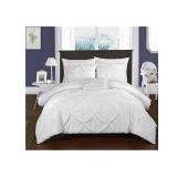 CHIC 4-PIECE DUVET COVER SET *QUEEN*