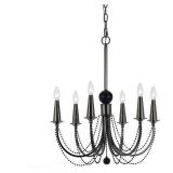 AF LIGHTING 6-LIGHT CHANDELIER