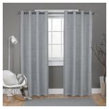 EXCLUSIVE HOME 2-PCS GROMMET CURTAIN PANEL EXCLUSIVE HOME 2-PCS GROMMET CURTAIN PANEL