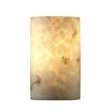 JUSTICE DESIGN FAUX ALABASTER WALL SCONCE