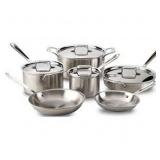 ALL-CLAD 10-PIECE COOKWARE SET ALL-CLAD 10-PIECE COOKWARE SET