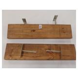 2-PIECE FLOATING WALL SHELF SET 2-PIECE FLOATING WALL SHELF SET