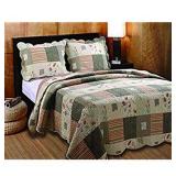 GREENLAND HOME SEDONA 3-PIECE QUILT SET *FULL/ GREENLAND HOME SEDONA 3-PIECE QUILT SET *FULL/