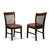 NORFOLK DINING CHAIRS W/ MICROFIBER SEAT *2 IN NORFOLK DINING CHAIRS W/ MICROFIBER SEAT *2 IN