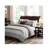 MADISON PARK 5-PIECE COVERLET SET *KING/CAL KING*