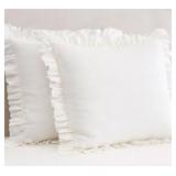 2PC RUFFLED SHAM STANDARD