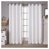 2-52'X84' SATEEN BLACKOUT GROMMET PANEL 2-52'X84' SATEEN BLACKOUT GROMMET PANEL