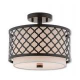 SEMI FLUSH MOUNT LIGHT FIXTURE