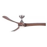 52" 3 BLADE CEILING FAN W/LED LIGHT