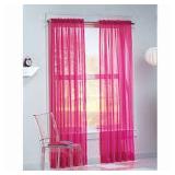 2 PACK 54"X63" ROD POCKET CURTAIN