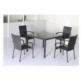 5PC PATIO DINING SET (NOT ASSEMBLED / IN BOX)