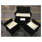 4PC PATIO SEAT SET (NOT ASSEMBLED / IN BOX) 4PC PATIO SEAT SET (NOT ASSEMBLED / IN BOX)