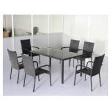 7PC PATIO DINING SET (NOT ASSEMBLED / IN BOX)