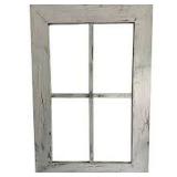 AGED WOOD WINDOW DECOR