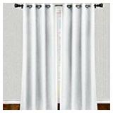 SAFDIE & CO 2-PACK WOVEN BLACKOUT CURTAIN