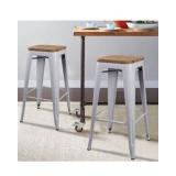 WILLISTON FORGE HENSLEE 30" BAR STOOLS *2 IN TOTAL