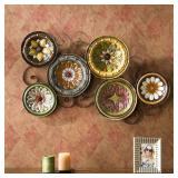 SEI SCATTERED ITALIAN PLATES WALL ART/DERCOR