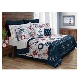 SAFDIE & CO 5-PIECE QUILT SET *DOUBLE/ QUEEN*