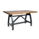 INK+IVY SOLID WOOD DINING TABLE *IN 2 BOXES;