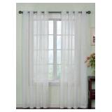 2-100"X63" CRUSHED VOILE GROMMET PANEL