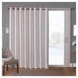100"X84" SATEEN BLACKOUT PATIO GROMMET PANEL