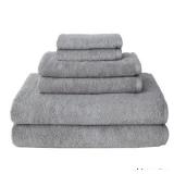 WELSPUN 6-PIECE QUICK-DRY TOWEL SET
