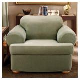 SUREFIT STRETCH T-CUSHION CHAIR SLIPCOVER
