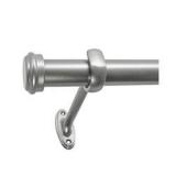 BEME 1/2" SQUARE CAFE TELESCOPING DRAPERY ROD SET