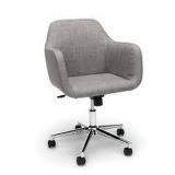 UPHOLSTERED OFFICE CHAIR (NOT ASSEMBLED/