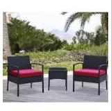 3PC PATIO SET (NOT ASSEMBLED/IN BOX)