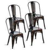 METAL BARSTOOL (NOT ASSEMBLED/IN BOX) 4 IN TOTAL