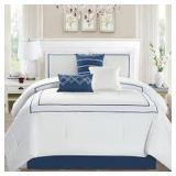 7PC LUXURY BED SET KING
