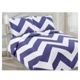 2PC CHEVRON QUILT SET TWIN