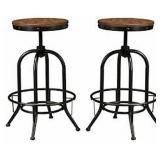 TALL SWIVEL STOOL - 2 IN TOTAL (NOT ASSEMBLED/