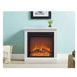 AMERIWOOD HOME BRUXTON SIMPLE FIREPLACE, WHITE